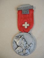 1945 Schützenfest Auszeichnung Medaille Kranz Feldschiessen