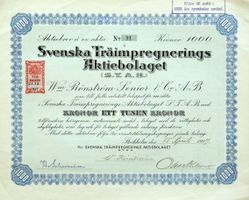 Svenska Träimpregnerings AG, Stockholm - 1927