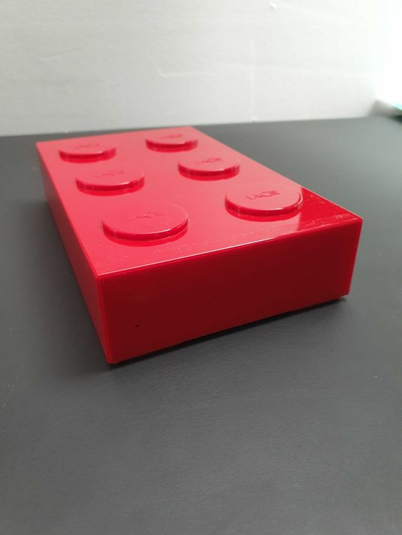 LaCie Lego Big Red Brick Harddisk - Top Zustand, getestet! (Gebraucht ...