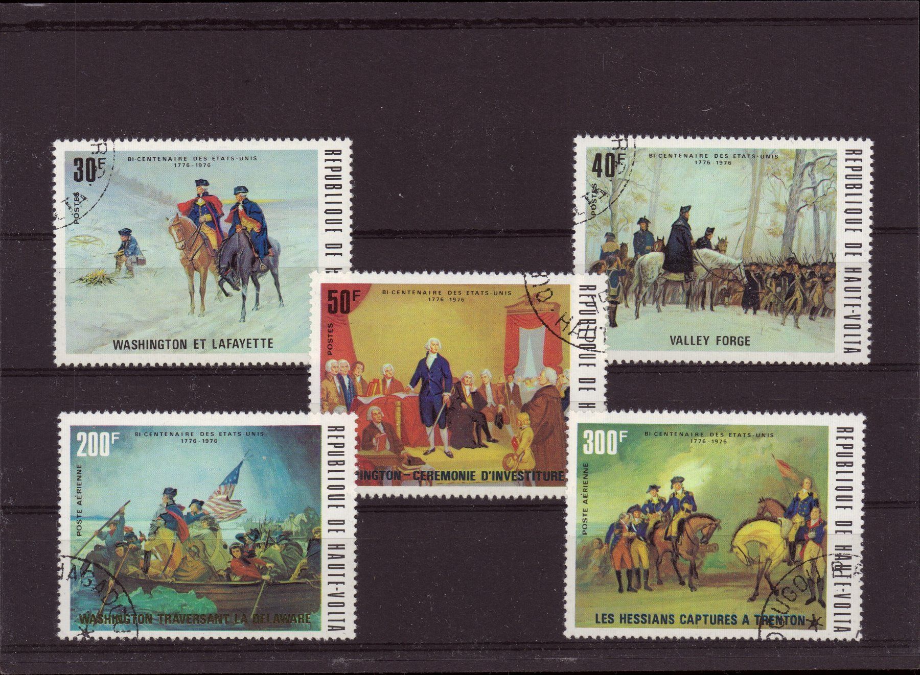 Alle Briefmarken: schöne Motiv Sammlung Geschichte_Haute-Volta – Gebraucht aus Eggersriet von stamp303