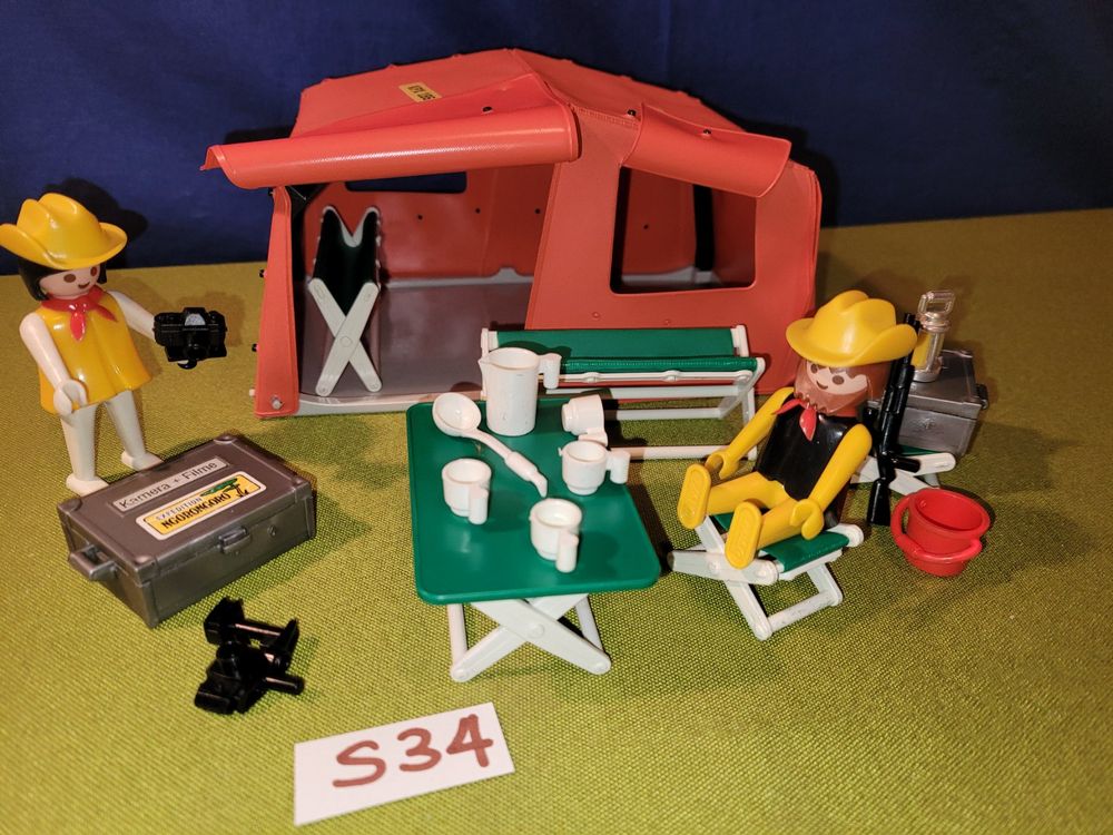 Lot Playmobil Safari Ngorongoro 3433, 3189, Animaux Crocodiles éléphants