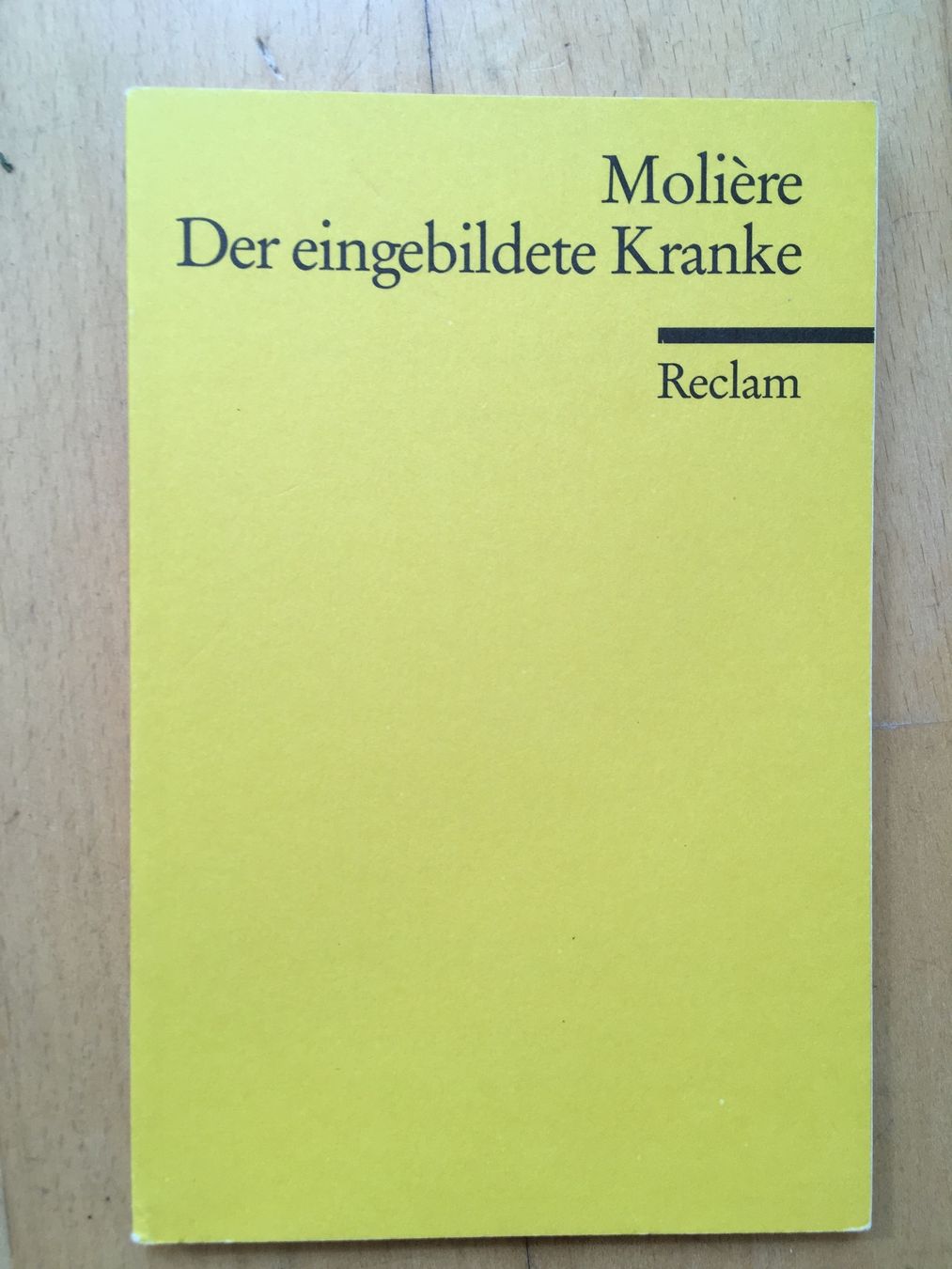 Bücher: Molière: Der eingebildete Kranke (Reclam) – Neu (gemäss Beschreibung) aus Zürich von mignonmignon