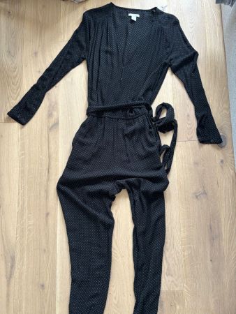 Combinaison noire à pois H&M