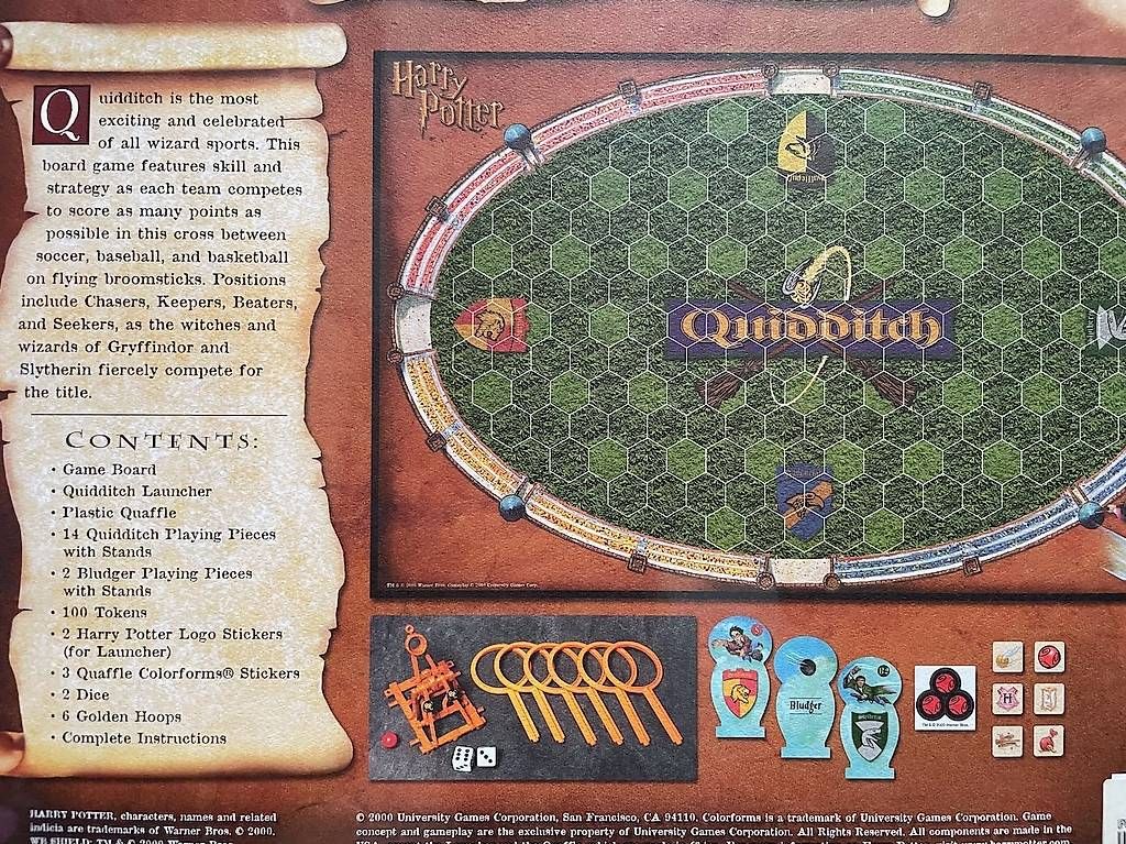 Spiele: Brettspiel Harry Potter Quiddich - the Game – Gebraucht aus Biel/Bienne von Hamamlezi 3