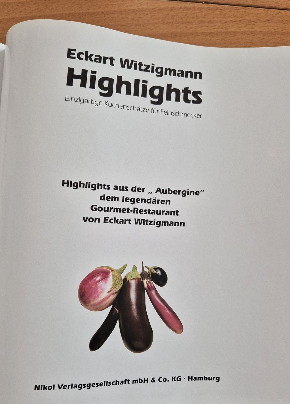 Libri: Eckart Witzigmann, Koch Buch, "Highlights", fast neu – Usato da St. Moritz venduto da Guenteratch 2