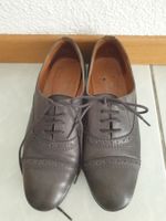 Chaussure basse/derbies Cyrillus, cuir 38, bon état, gris