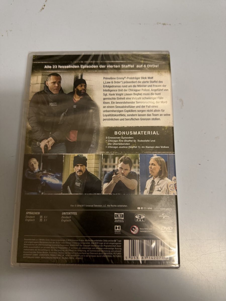 Tutti i DVDs: DVD Serie Chicago PD Staffel 4 Deutsch  – Nuovo e nell'imballaggio originale da Murgenthal venduto da Tina_4055 1