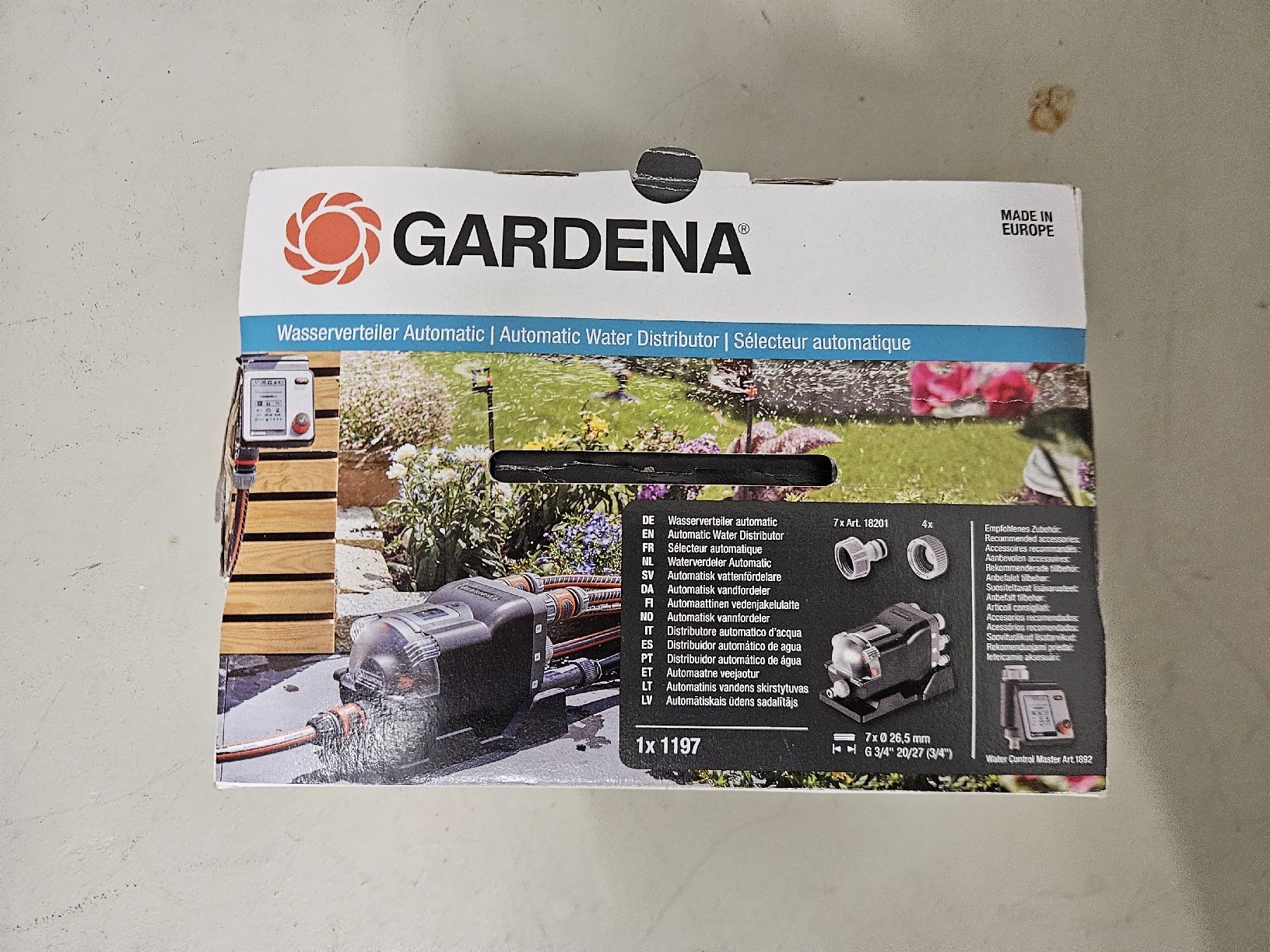 Gardena Tubi & Tubi flessibili: Gardena Wasserverteiler Automatic 1197 in Verpackung – Usato da Schaffhausen venduto da nicosigi 2