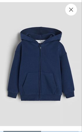 H&M Hoodie Jacke blau, Grösse 134/140 8 - 10Y
