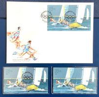 1988 Portugal Olympische Spiele Seoul FDC + Blocks ** ET €54