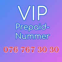 TOP!! PrePaid-Nummer 076 767 30 30 zum Hammer-Preis!
