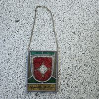 Glasbild Wappen Kussnacht am Rigi antik ca. 15 m hoch