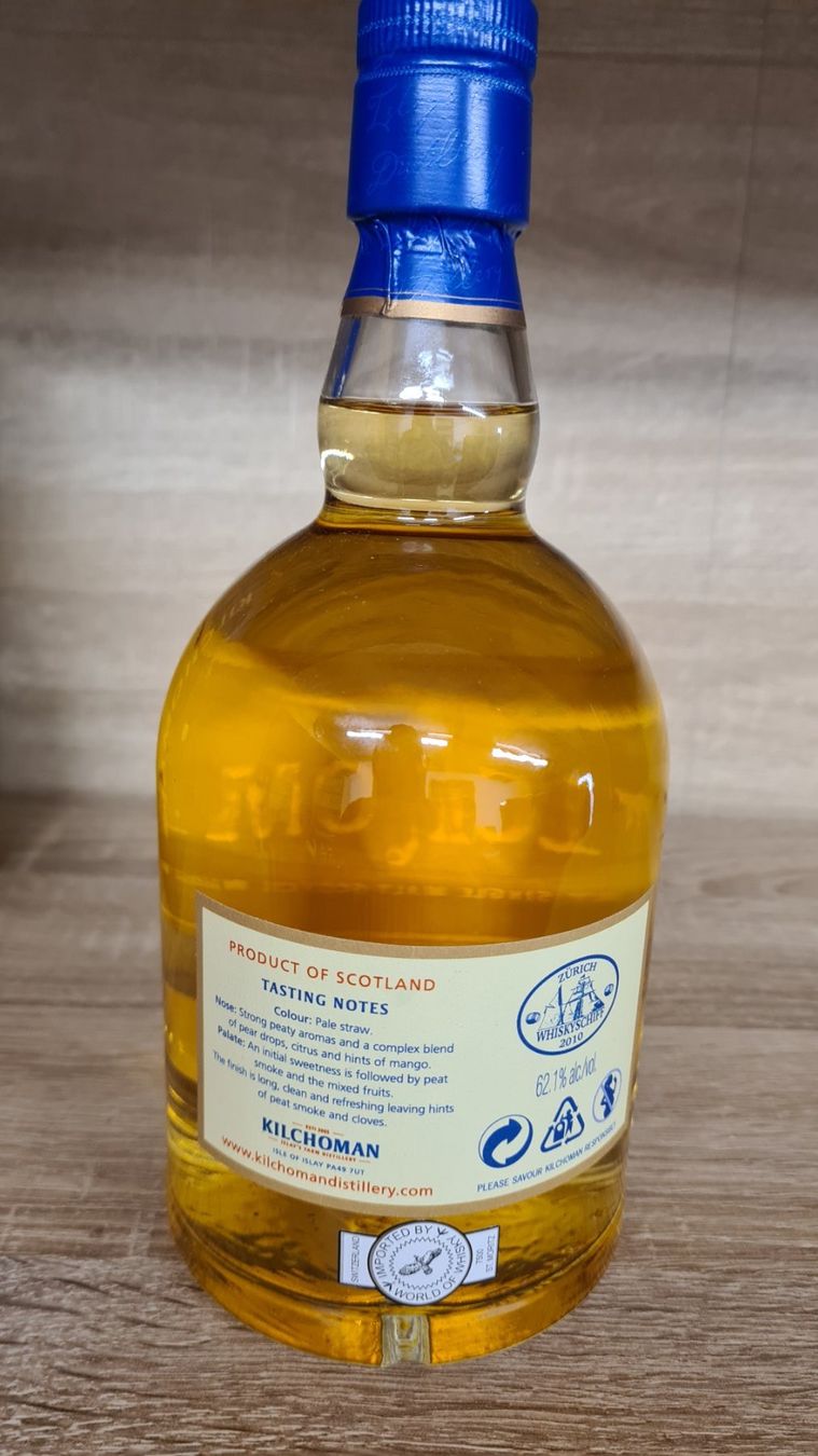 Kilchoman Bevande alcoliche: Kilchoman 2007 Single Cask Release Whiskyschiff 2010 – Nuovo e nell'imballaggio originale da Vouvry venduto da Peki23 2
