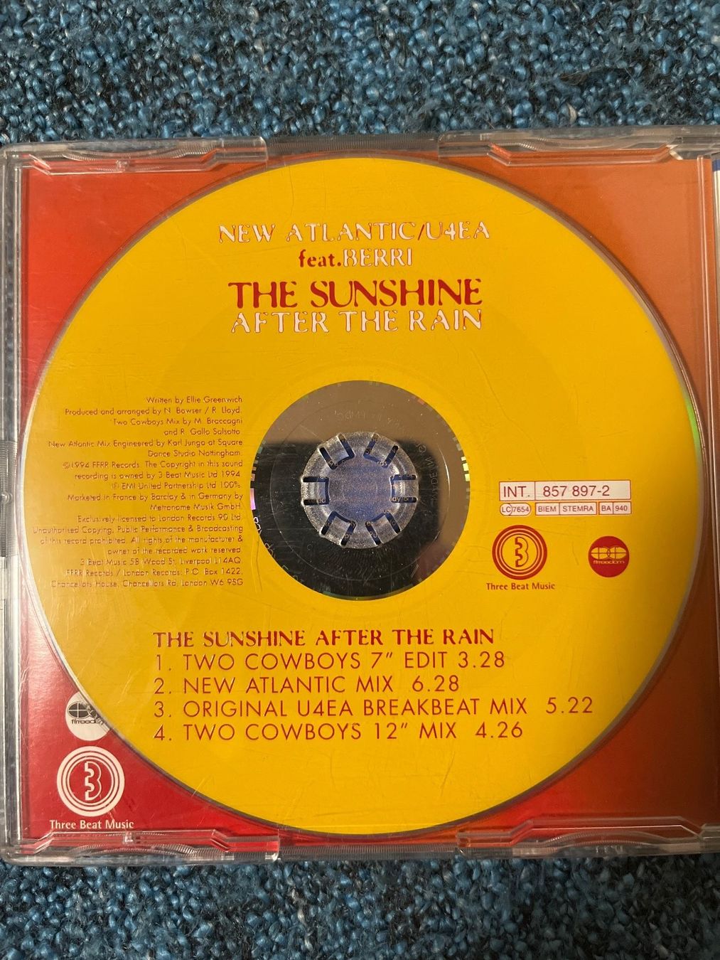 CD: New Atlantic/U4EA - The Sunshine After The Rain – Usato da Lützelflüh-Goldbach venduto da Deiv4 2