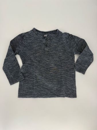 H&M Langarm Shirt, gestreift Gr. 98/104