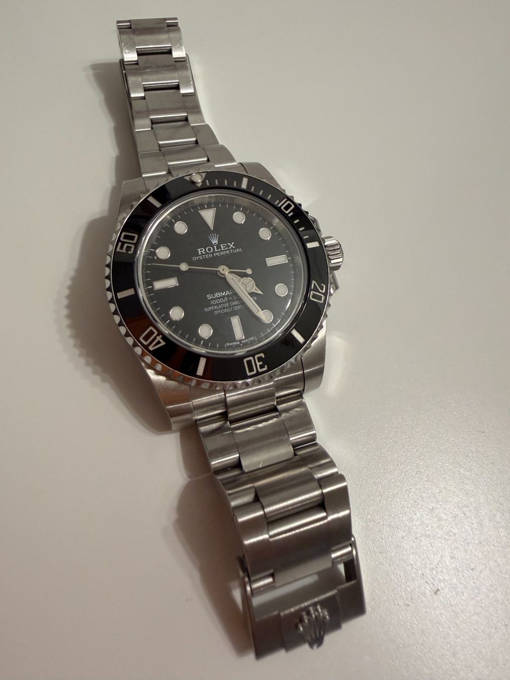 Rolex Montres: Rolex Submariner (No Date) Ref. 114060 - Full Set, 2019 – D'occasion à Dübendorf par Xabater 1