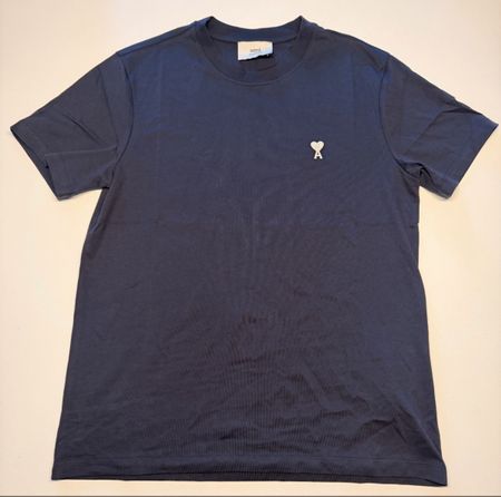 T-SHIRT AMI PARIS BLEU MARINE