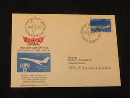Pro - Aero 1972 25 Jahre Genève - New York Atlantikflug