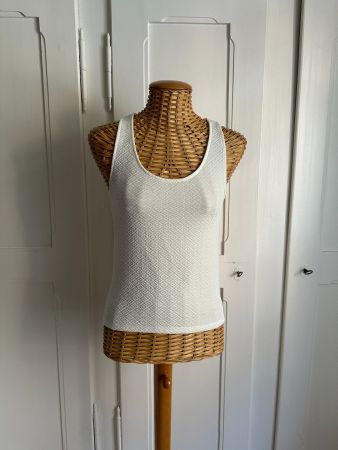 PIMKIE - Top weiss gemustert XS
