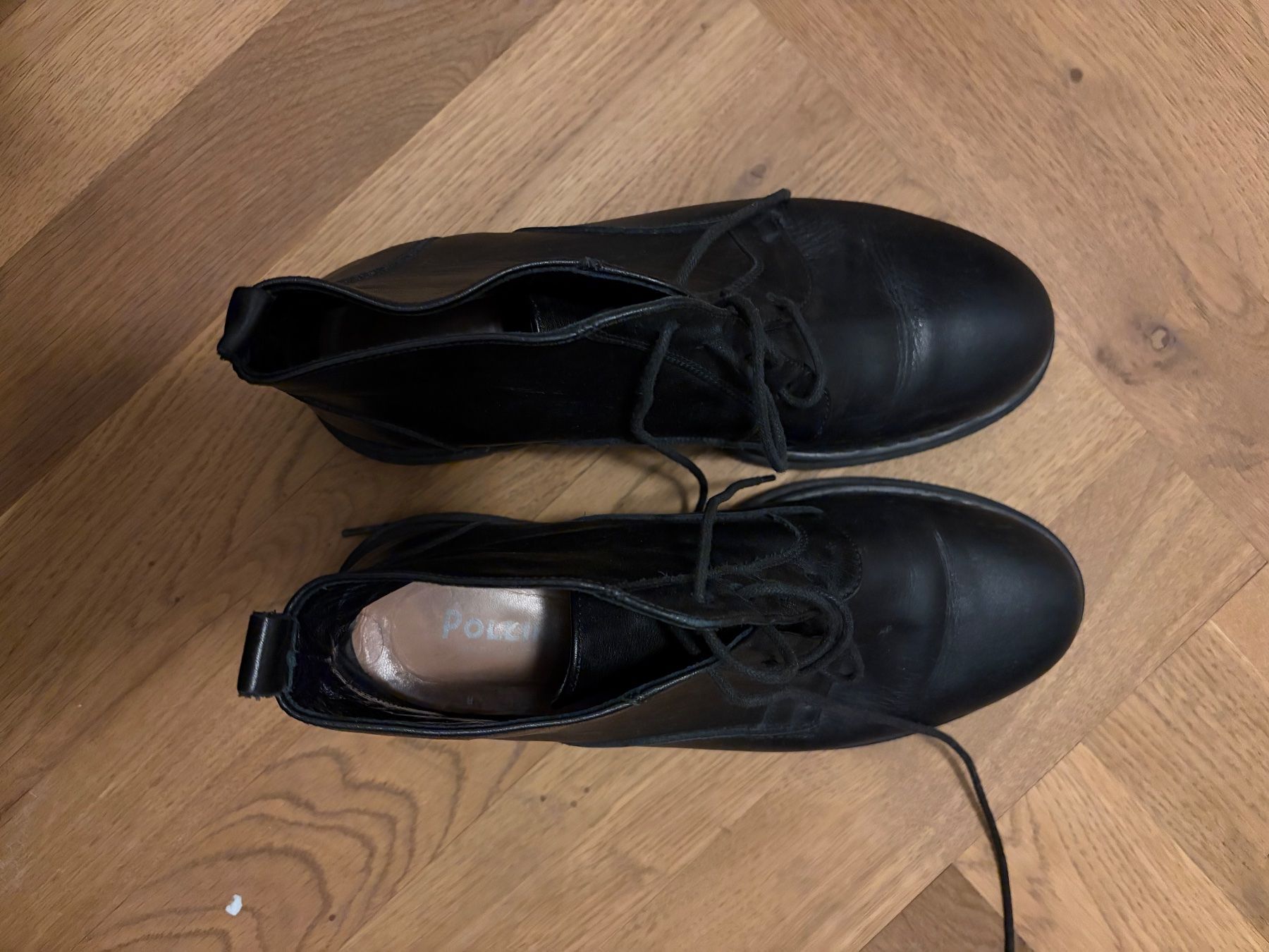 Damenschuhe: Pollini Boots, Schwarz, Grösse 38, Herbst/Winter-Saison – Gebraucht aus Zürich von mar_myz6