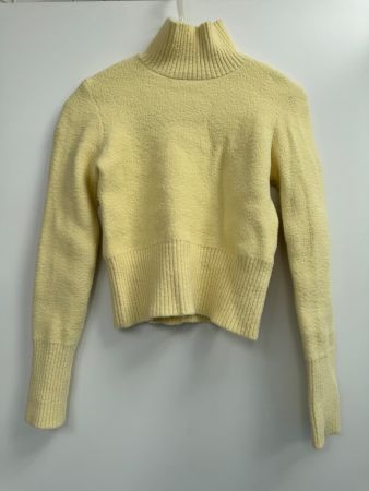 Zara Zitronengelber Damen Pullover mit Rollkragen, S