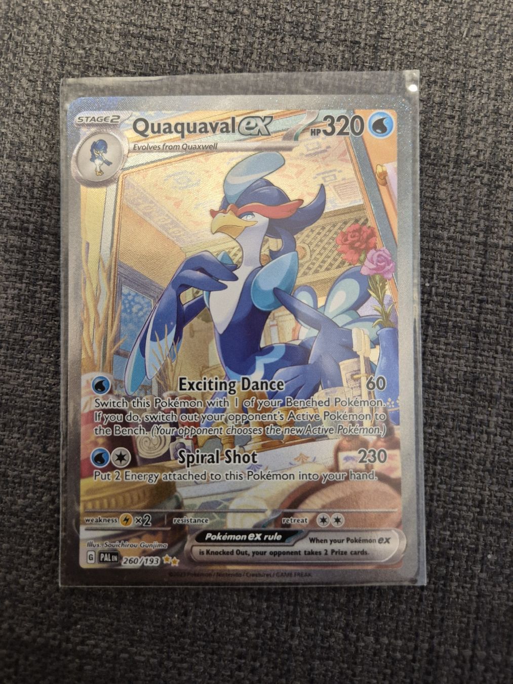 Pokémon Carte collezionabili: Pokemon TCG Quaquaval ex 260/193 Paldea evolved – Nuovo (secondo la descrizione) da Wetzikon ZH venduto da jas_c5d8