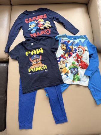 Paw Patrol Set Size 122 - Fall Pajama, Winter Pajama, Shirt