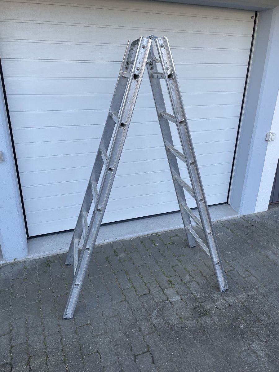 Leitern: Robuste Alu-Bockleiter 190cm – Gebraucht aus Emmen von