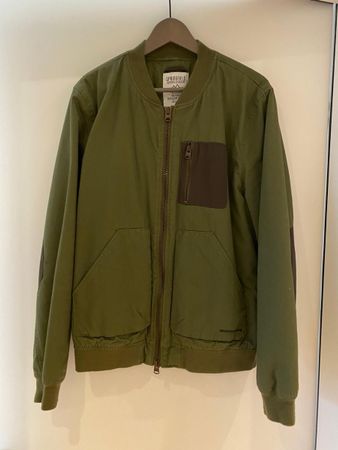 Springfield Herren Bomber Jacke, Olivgrün, Gr. L