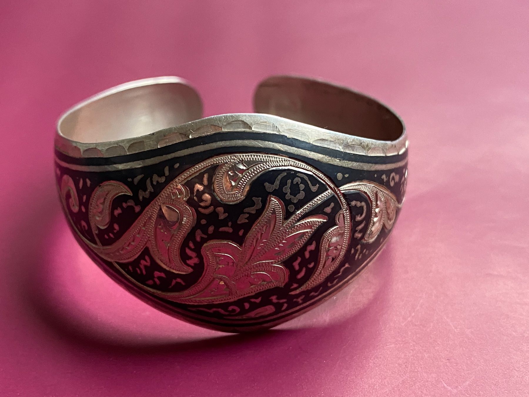 Bracciali & Braccialetti: Armreif Niello Silber 875 Tula – Usato da Bern venduto da schnupka