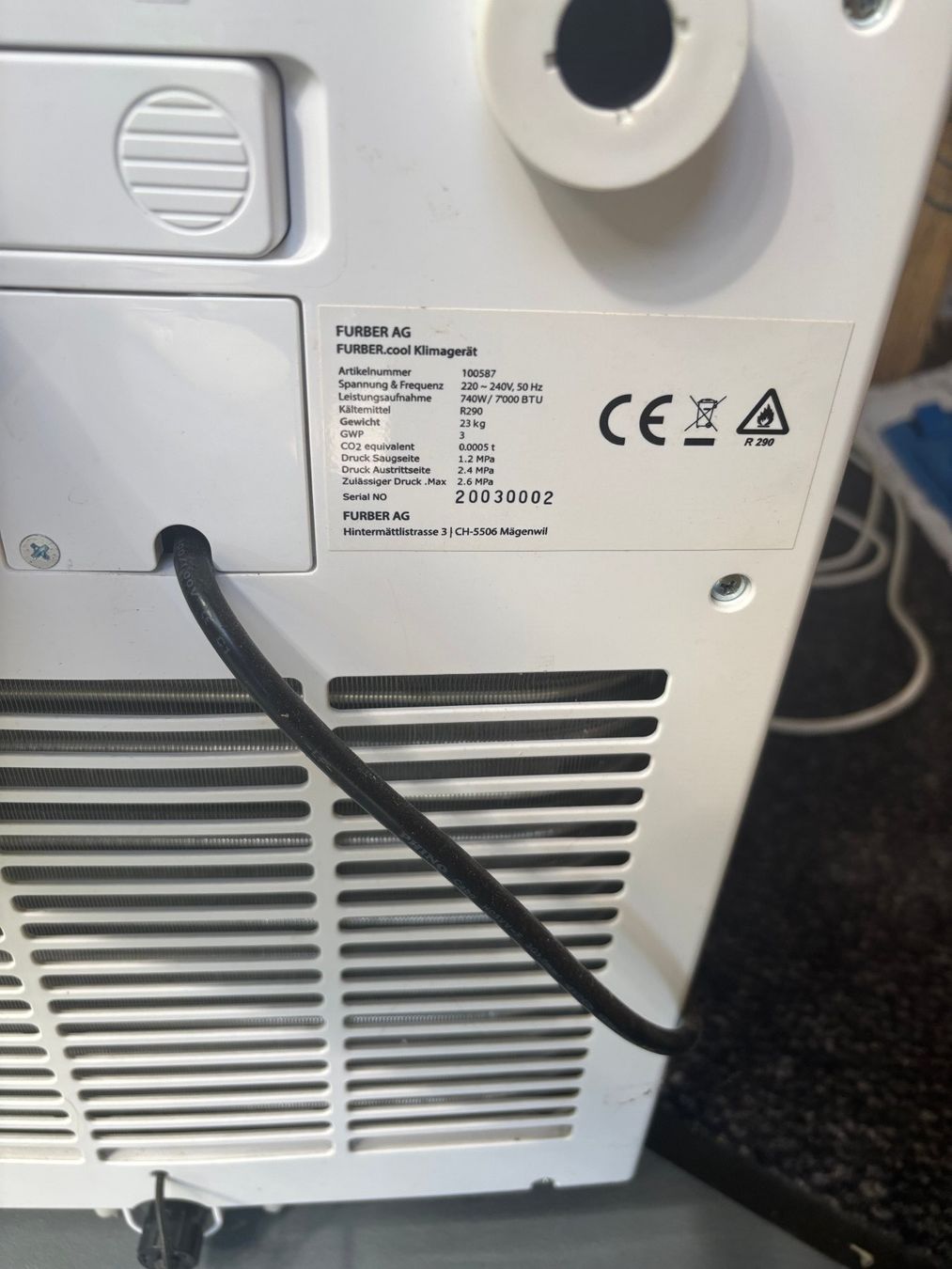 Climatiseurs: Mobile Klimagerät / FURBER – D'occasion à Gossau SG par Gusho 2