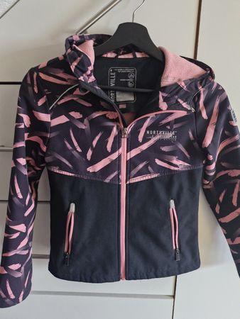 Kinder Softshelljacke Grösse 140 NORTHVILLE pink/blau
