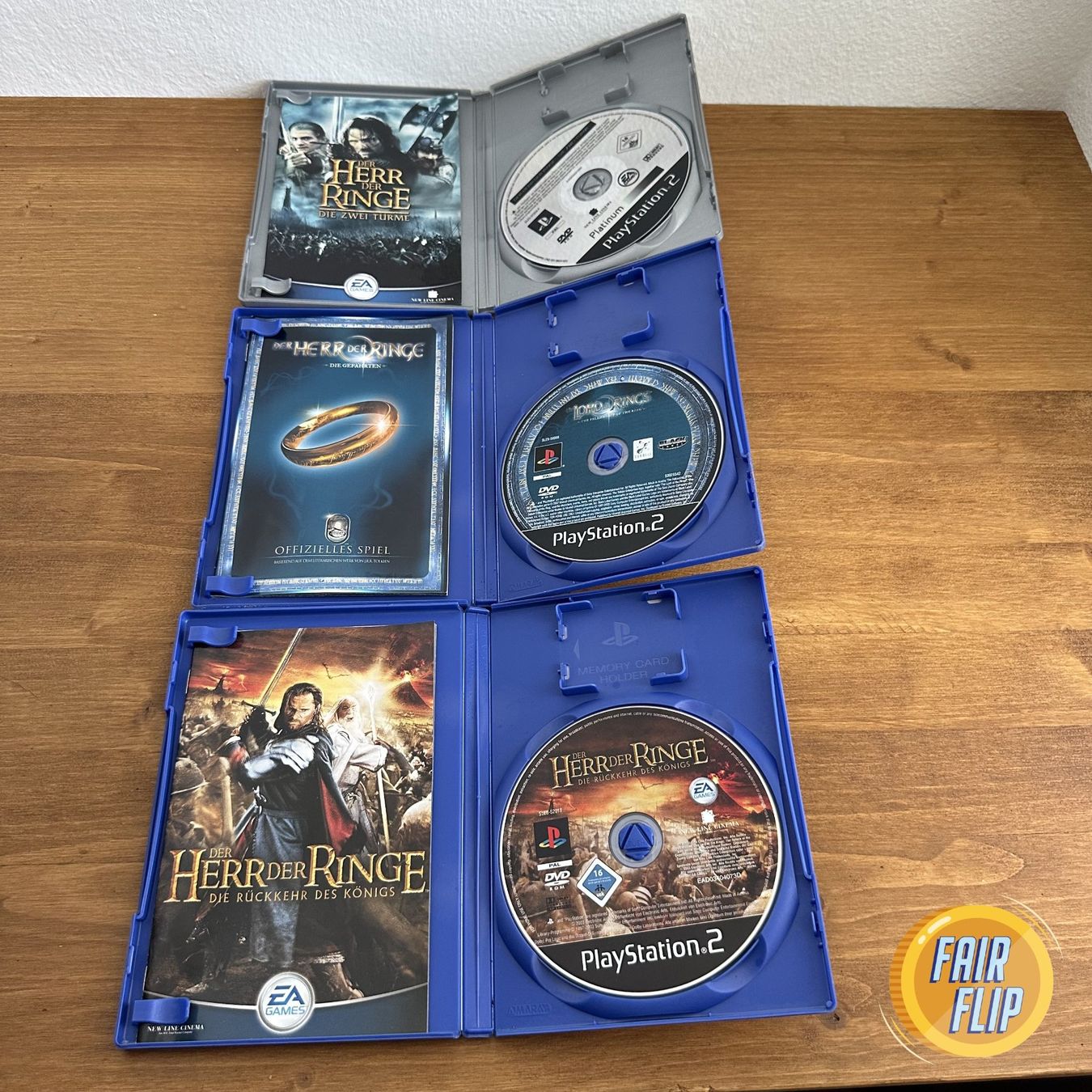 Giochi: PS2 Herr der Ringe Trilogy 3 Spiele – Usato da Luzern venduto da fairflip 1