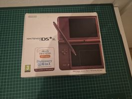 Nintendo DSi XL Burgundy Red - Complete In Box - Retro!