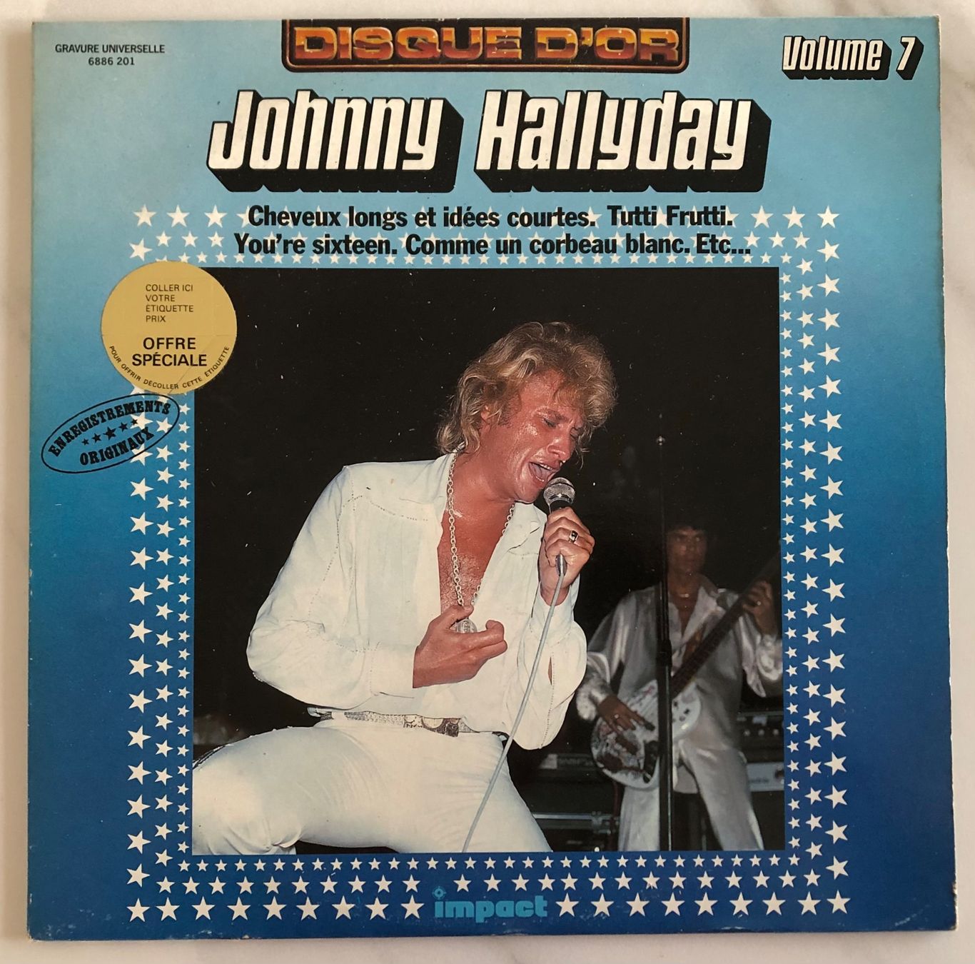 Dischi in vinile: JOHNNY HALLYDAY - VOLUME 7 – Usato da Poliez-Pittet venduto da Newtown-Records