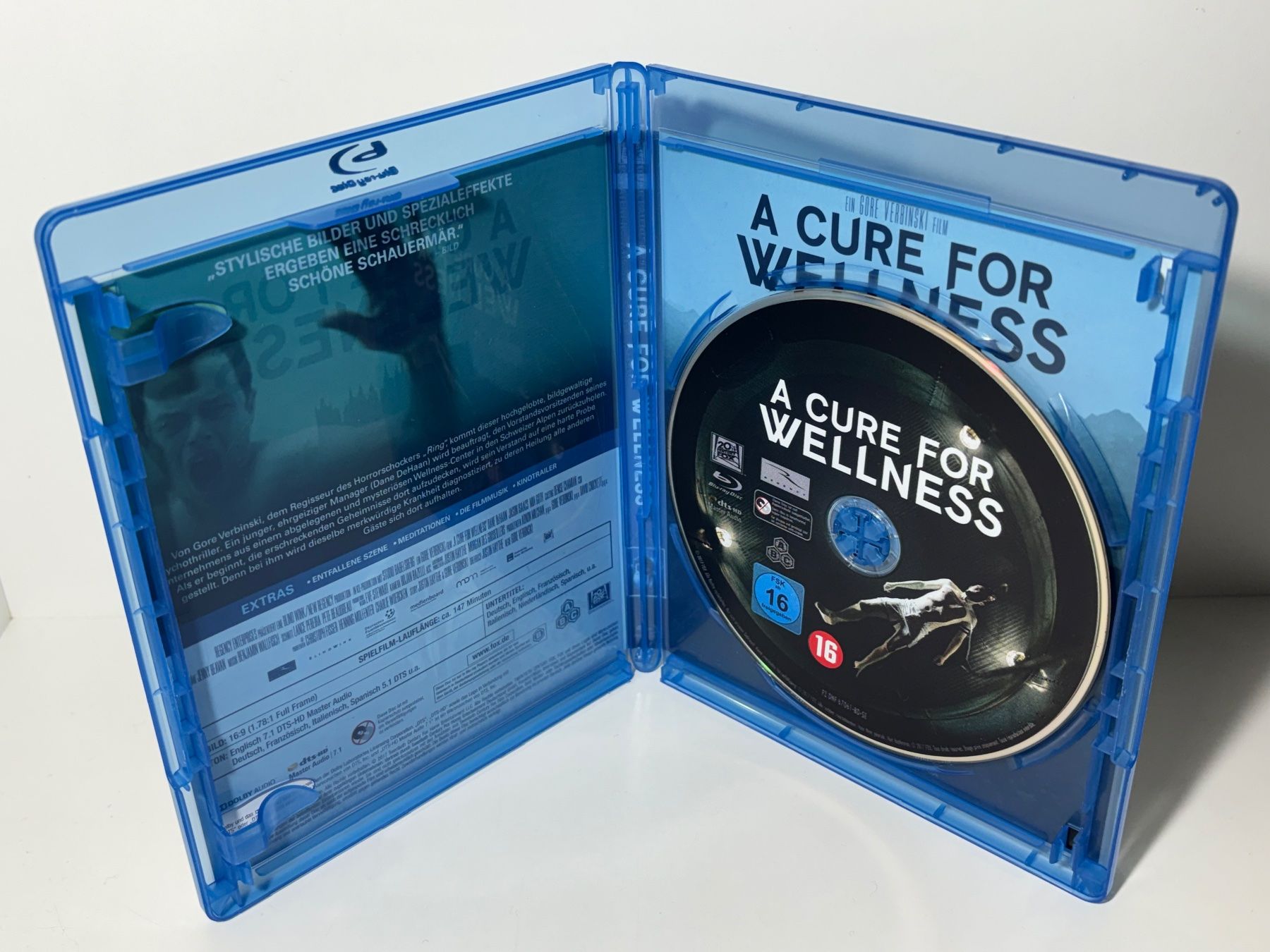 Tutti i DVDs: A Cure for Wellness Blu Ray – Usato da Wilderswil venduto da Sstriker 2