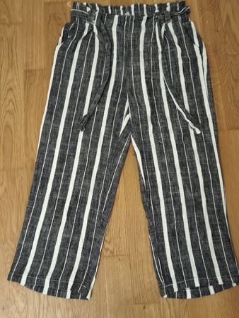 Hose Zebra gestreift schwarz weiss Grösse M neuwertig
