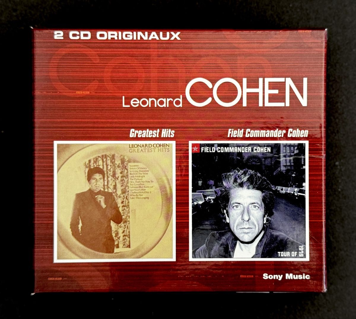 CD: 2CD Boxset Leonard Cohen - Greatest Hits / Field Commander C – Usato da Zürich venduto da tomakomai