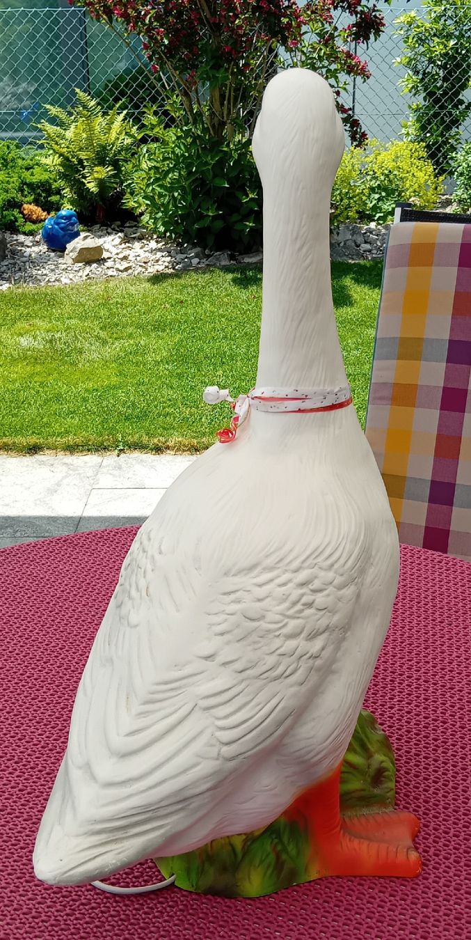 Gross'e Leucht-Gans, Deko-Objekt, Garten, Terrasse, 60cm (Gebraucht) in Möriken AG für CHF 30 – mit Lieferung auf Ricardo kaufen