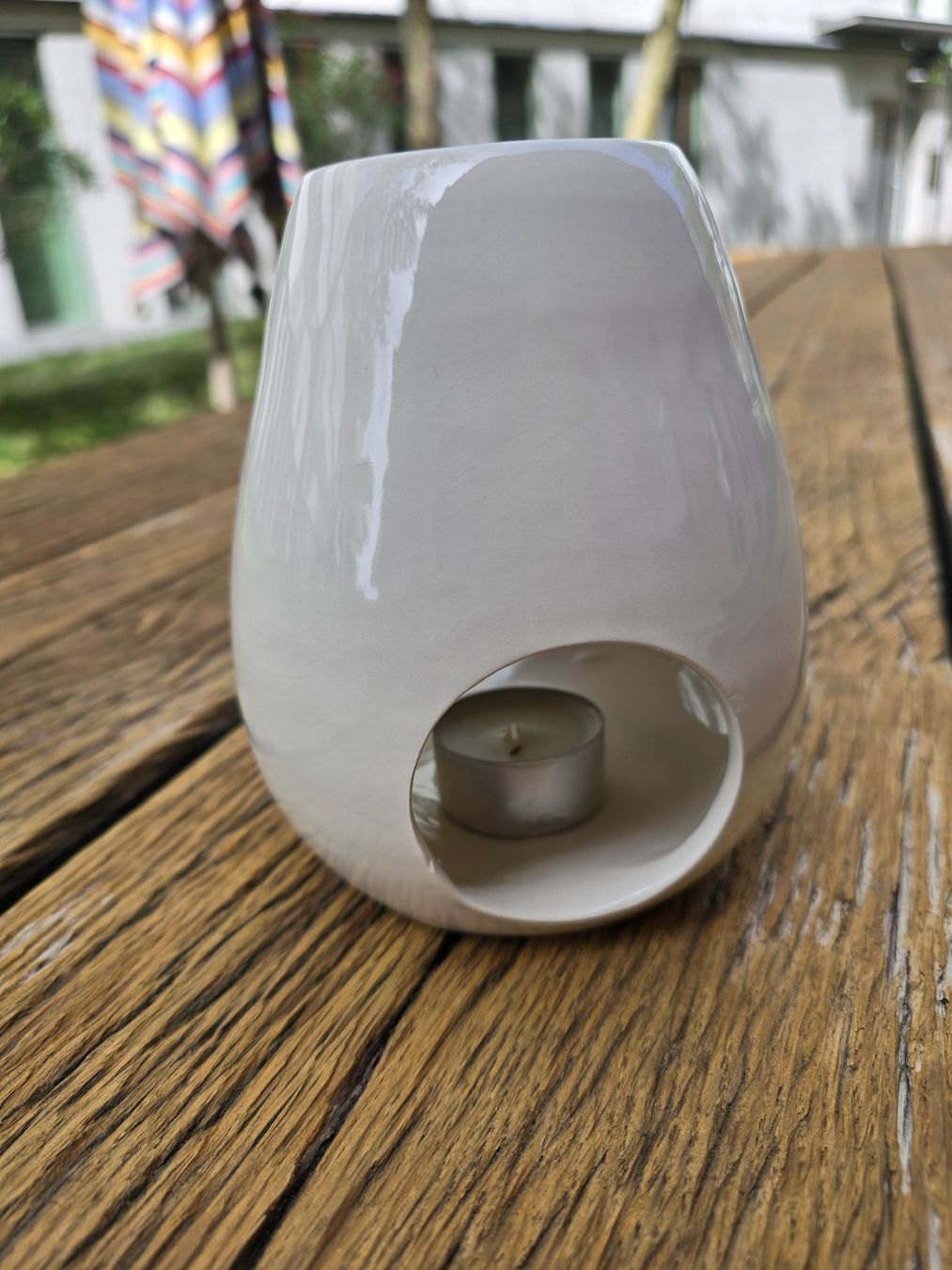 Diffuseurs: Keramik: weisse Duftlampe, Aromalicht – Neuf avec emballage d'origine à Romanshorn par Rachacha 4
