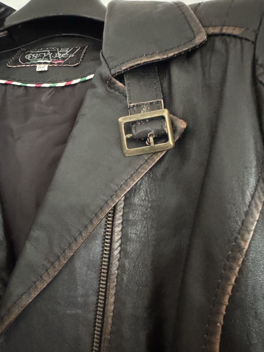 Cappotti: Echtleder Mantel Gr.44 De . Lederjacke, Trenchcoat-Style – Nuovo (secondo la descrizione) da Zell  ZH venduto da maria0100 7