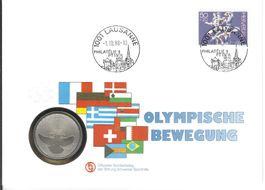 Numisbrief 1988 Olympische Bewegung