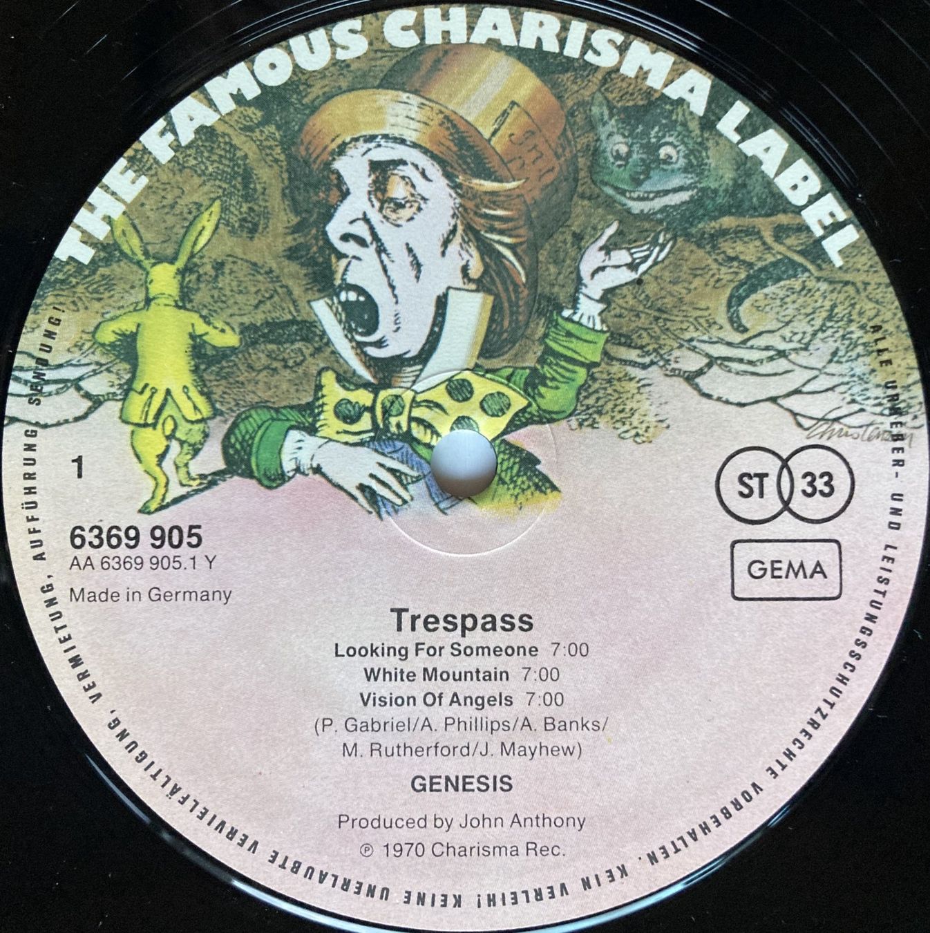 Dischi in vinile: GENESIS - TRESPASS – Usato da Bottens venduto da hotter-than-hell 2
