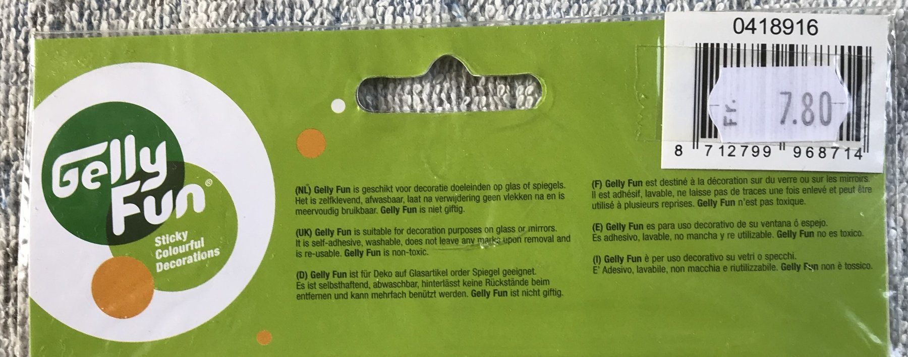 Tutte le decorazioni: GELLY-FUN NEU & ORIGINALVERPACKT – Nuovo e nell'imballaggio originale da Ostermundigen venduto da Kari1937 5