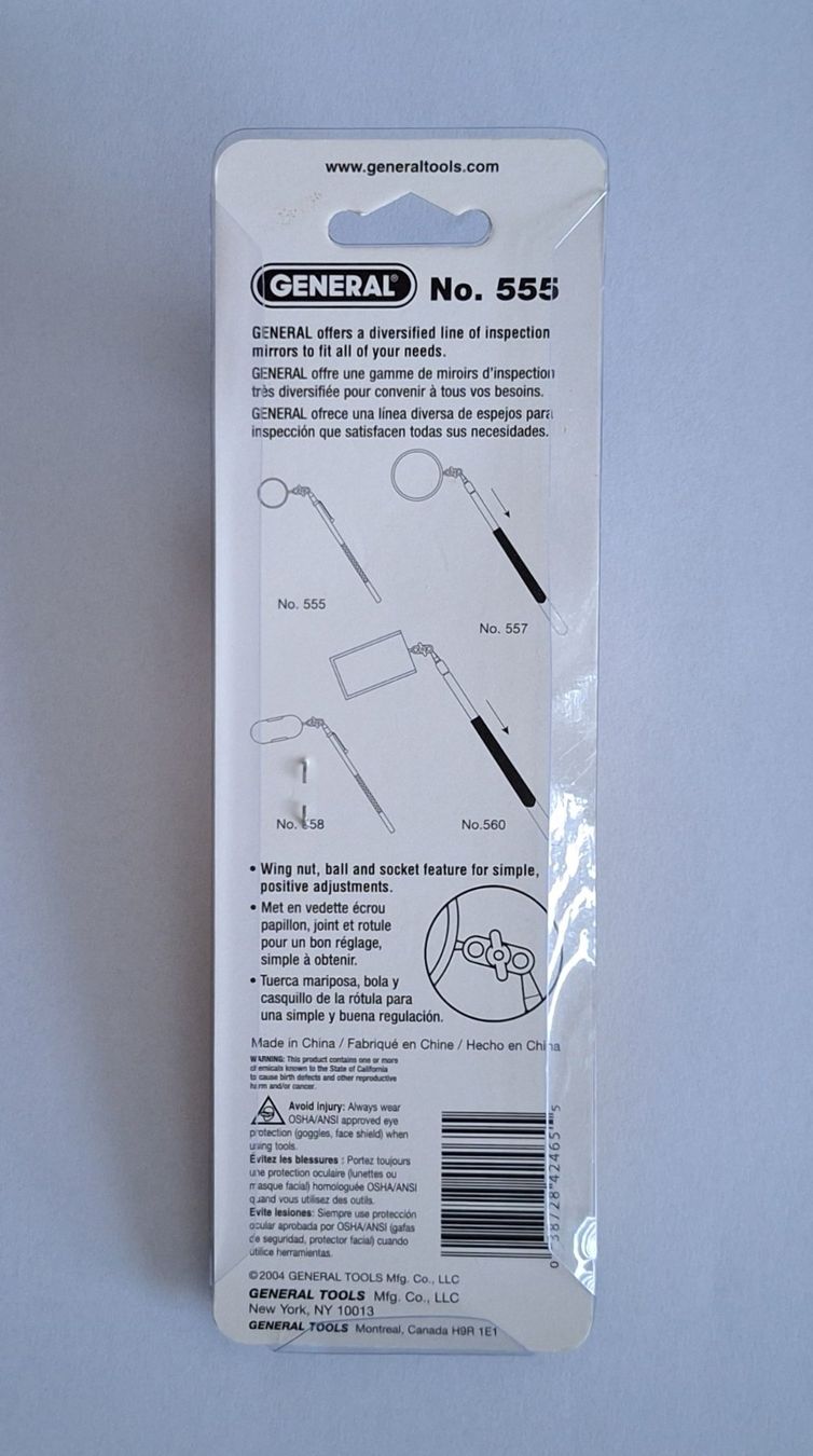 Tutti gli attrezzi: Mirror, Inspektions- Teleskopspiegel ausziehbar Verlängerung – Nuovo e nell'imballaggio originale da Bergdietikon venduto da Zozo 1