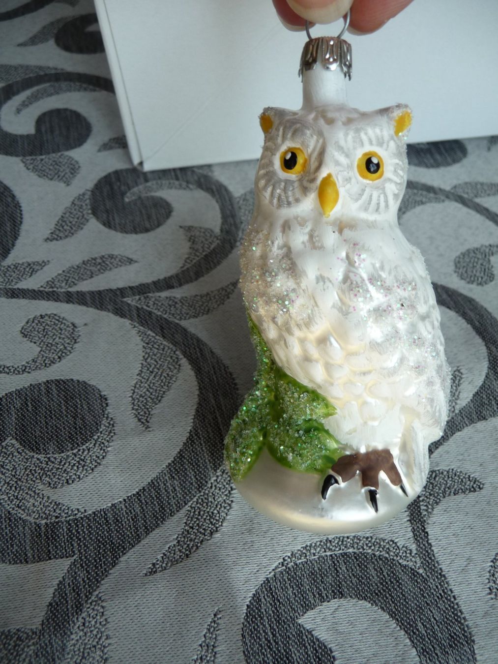 Tutte le decorazioni: 3 Eulen Eule Vogel Christbaumschmuck – Nuovo e nell'imballaggio originale da Alpnach Dorf venduto da marvo 4