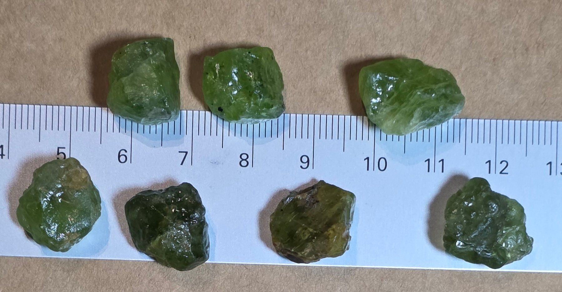 Pierres précieuses: 100,3 ct Peridots bruts 7 pcs – D'occasion à Carouge GE par Crystal_Energy 2