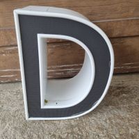 Leuchtbuchstabe Leuchtbuchstaben D Vintage Design Deko