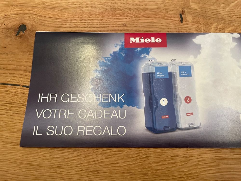 Miele GutscheinCode Waschmittel halber Jahresvorrat Kaufen auf Ricardo