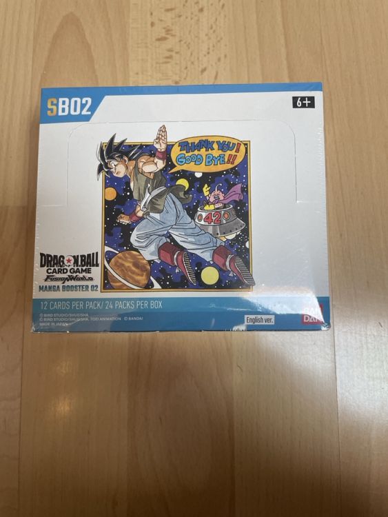 Dragon Ball SB02 Manga Booster 02 Booster Box Fusion World (Neu und ...